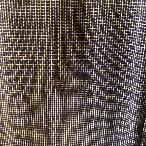 Joseph Abboud Men woven cotton button down long sleeve navy white pinstripe XXLT - Picture 3 of 7